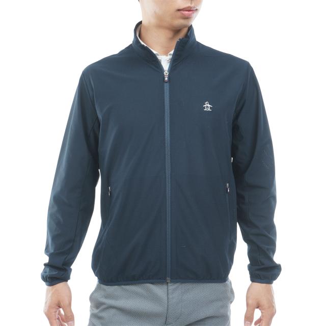 マンシングウェア Munsingwear ストレッチ ドットメッシュフルジップ