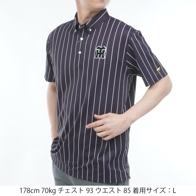ゴールデンベア　GB GOLF　TIGERSコラボレーション ストレッチ 半袖ポロシャツ_4