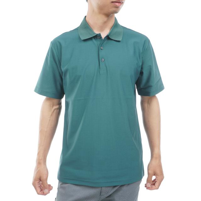 ユナイテッドアローズ　UNITED ARROWS GOLF　バックプリント メッシュ半袖ポロシャツ