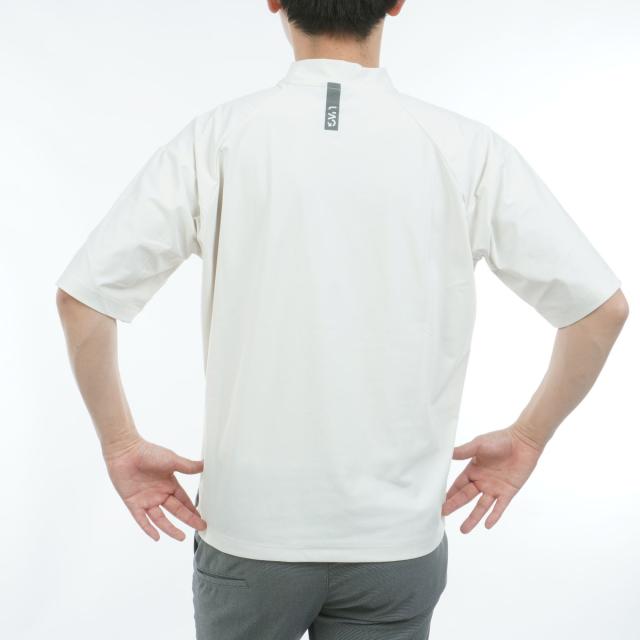 ユナイテッドアローズ　UNITED ARROWS GOLF　ストレッチ モックネック半袖シャツ_2