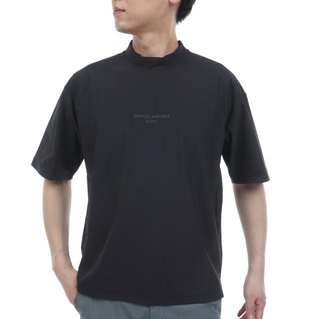 ユナイテッドアローズ　UNITED ARROWS GOLF　ストレッチ モックネック半袖シャツ_12