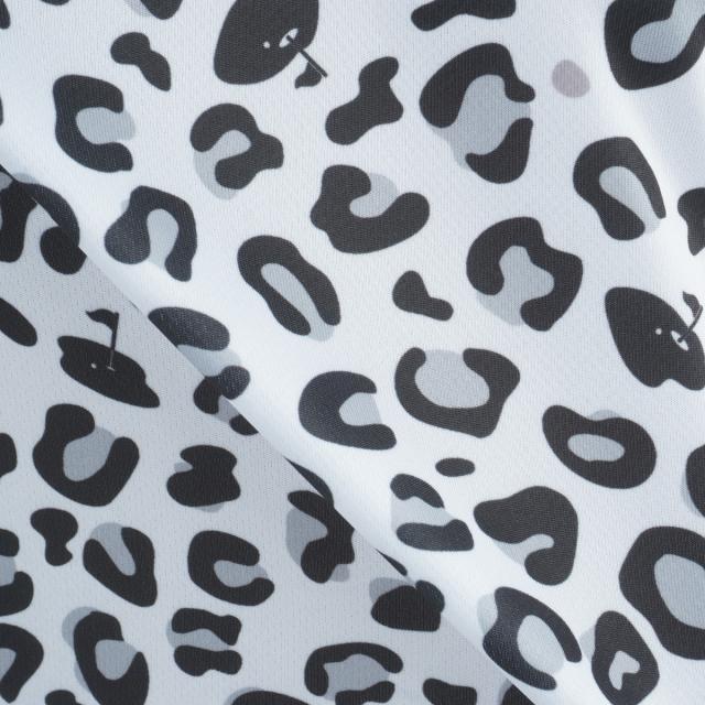 クアルトユナイテッド CUARTO UNITED 百貨店ともし火鹿の子ひょう柄半袖プルオーバー レディス