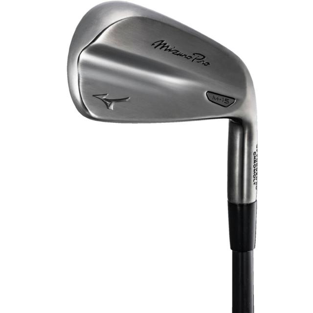 ミズノ　Mizuno Pro　M-15 アイアン(単品) グレーIP仕上げ ダイナミックゴールド 105 オニキスブラック　シャフト：ダイナミックゴール…_1