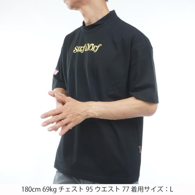 ヨルフ　YORF　TCプレーティング天竺モックネックプルオーバー_1