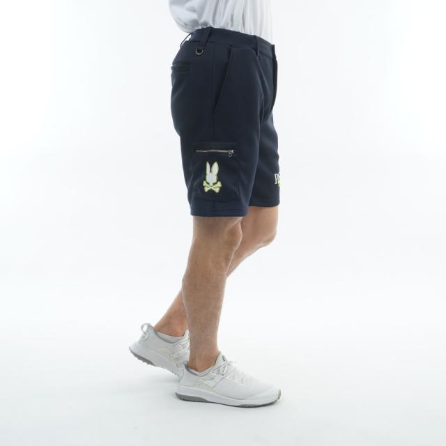サイコバニー　PSYCHO BUNNY　GOLF コントラストシグネチャーロゴ ショートパンツ_4
