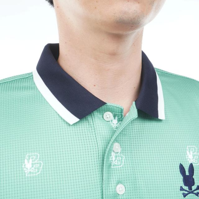サイコバニー　PSYCHO BUNNY　GOLF カレッジモノグラムプリント 半袖ポロシャツ_7