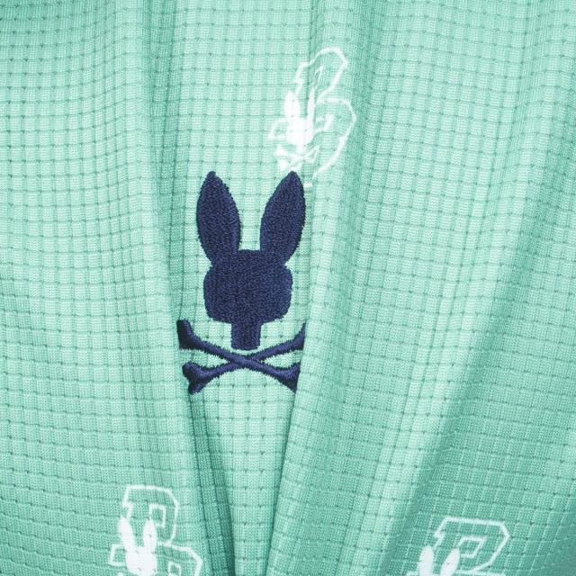 サイコバニー　PSYCHO BUNNY　GOLF カレッジモノグラムプリント 半袖ポロシャツ_8