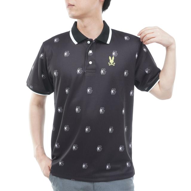 サイコバニー　PSYCHO BUNNY　GOLF カレッジモノグラムプリント 半袖ポロシャツ_12