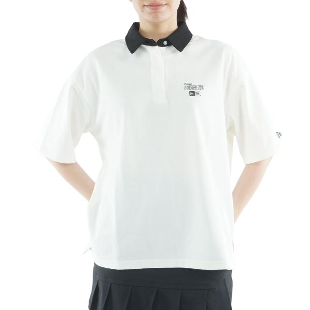 ニューエラ　NEW ERA GOLF　GFW PNTS CIRCLE 半袖ラグビーポロシャツ　レディス 6,866円