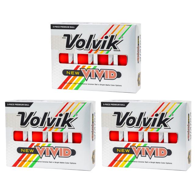 ボルビック　Volvik　VIVID P ボール 3ダースセット