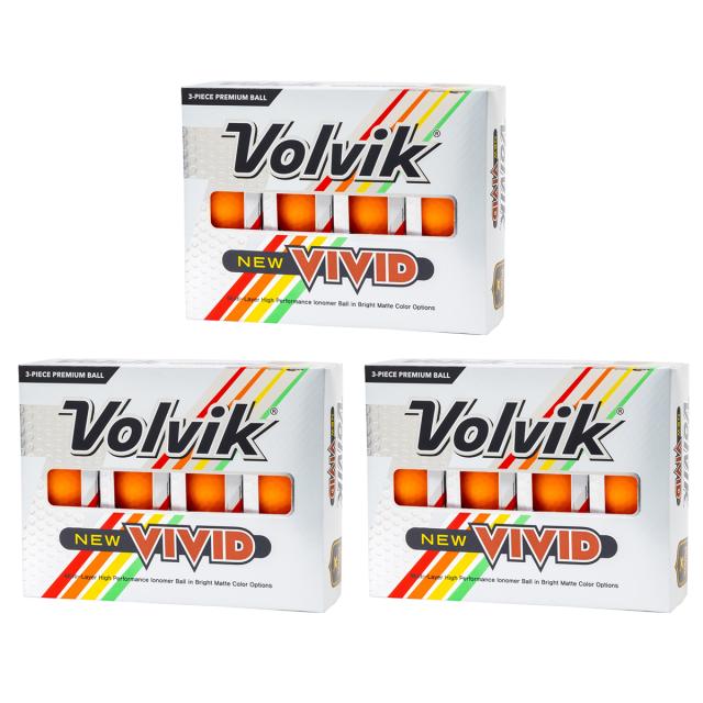 ボルビック　Volvik　VIVID P ボール 3ダースセット
