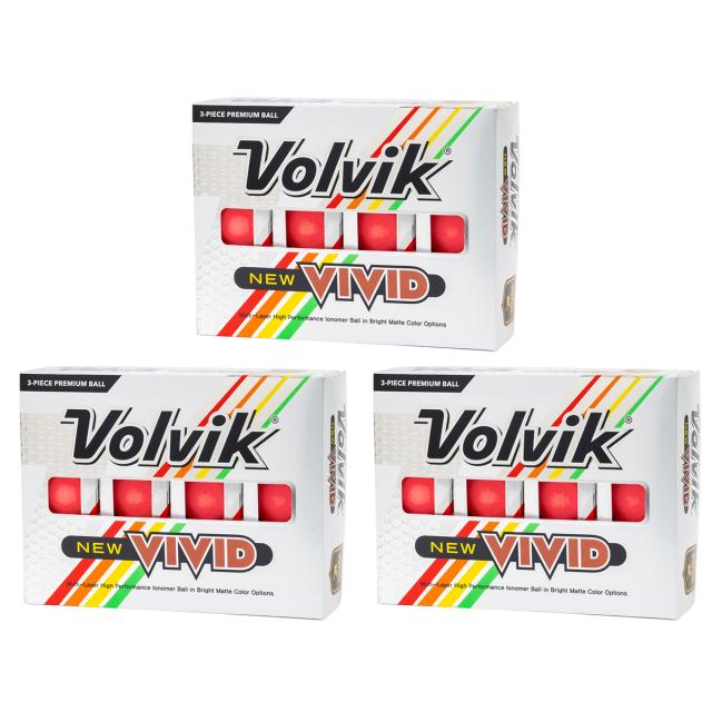 ボルビック　Volvik　VIVID P ボール 3ダースセット