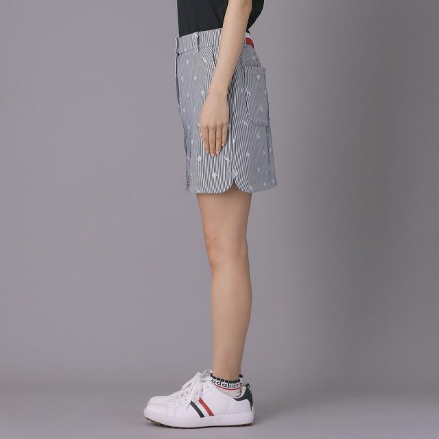 アダバットネイビー ADABAT NAVY ストレッチ サッカーエンブロイダリータイトスカート レディス アダバットネイビー ADABAT NAVY ストレッチ サッカーエンブロイダリータイトスカート レディス