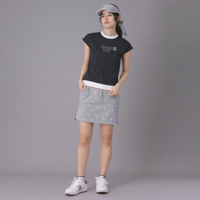 アダバットネイビー ADABAT NAVY ストレッチ サッカーエンブロイダリータイトスカート レディス アダバットネイビー ADABAT NAVY ストレッチ サッカーエンブロイダリータイトスカート レディス