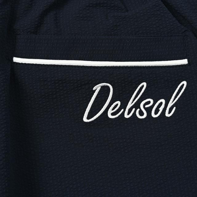 デルソルゴルフ　DELSOL GOLF　セットアップ対応 シアサッカーハーフパンツ_6