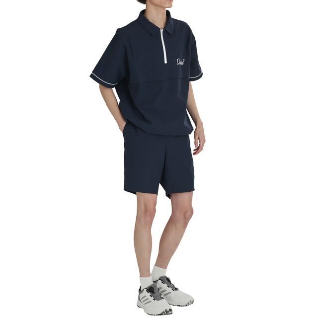 デルソルゴルフ　DELSOL GOLF　セットアップ対応 シアサッカーハーフパンツ_8