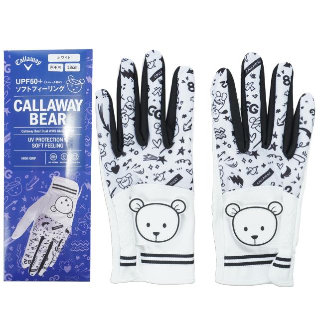 キャロウェイゴルフ　Callaway Golf　Bear Dual JM グローブ 両手用 5セット　レディス