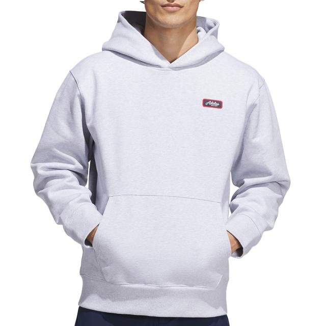 アディダス　Adidas　裏起毛 ワンポイント スウェット フーディー