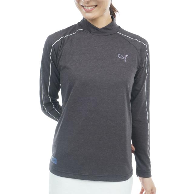 プーマ　PUMA　ストレッチ CG ZIKU モックネック 長袖シャツ　レディス