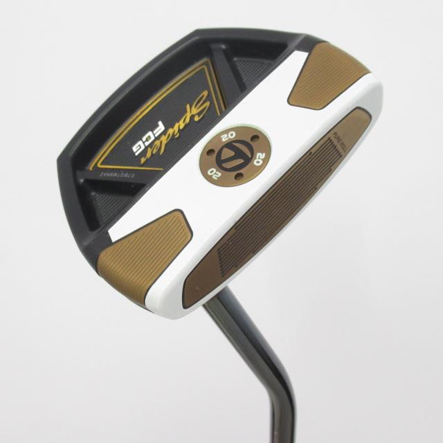 【中古ゴルフクラブ】テーラーメイド　SPIDER　スパイダー FCG ブラック／ホワイト シングルベンド パター スチールシャフト　シャフト…の通販は