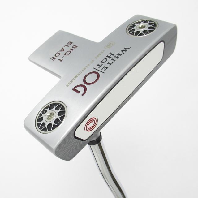 【中古ゴルフクラブ】オデッセイ　White Hot　ホワイトホット オージー BIG T SLシャフト装着 パター カーボンスチール複合シャフト　…