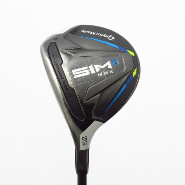 【中古ゴルフクラブ】テーラーメイド　SIM2　SIM2 マックス フェアウェイウッド Tour AD MJ-7　シャフト：Tour AD MJ-7　レフティ