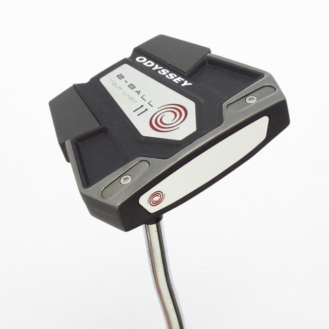 【中古ゴルフクラブ】オデッセイ　ODYSSEY　2-BALL ELEVEN ツアーライン ダブルベントネック パター カーボンスチール複合シャフト　シ…