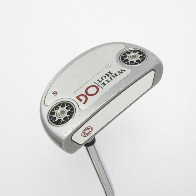 【中古ゴルフクラブ】オデッセイ　White Hot　ホワイトホット オージー #5 SLシャフト装着 パター カーボンスチール複合シャフト　シャ…