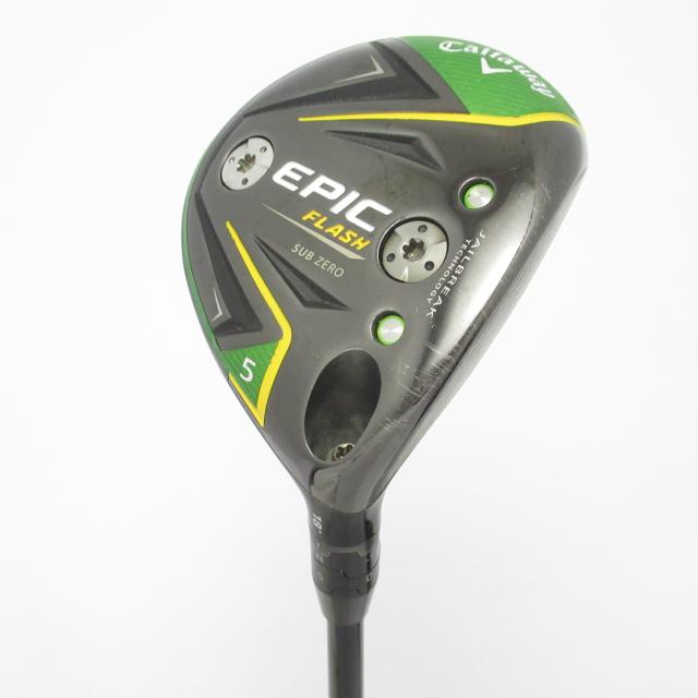 【中古ゴルフクラブ】キャロウェイゴルフ　EPIC　エピック フラッシュ サブゼロ フェアウェイウッド CRAZY BLACK FW-80　シャフト：CRA… 中古ゴルフクラブ】キャロウェイゴルフ EPIC エピック フラッシュ