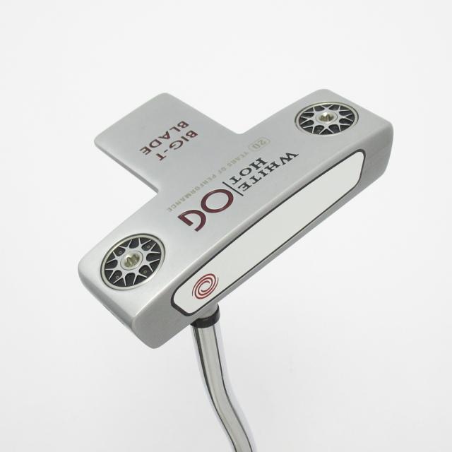 【中古ゴルフクラブ】オデッセイ　White Hot　ホワイトホット オージー BIG T SLシャフト装着 パター カーボンスチール複合シャフト　…