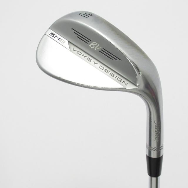 【中古ゴルフクラブ】タイトリスト　Vokey　ボーケイデザイン SM8 ツアークローム ウェッジ スチールシャフト　シャフト：スチールシャ…