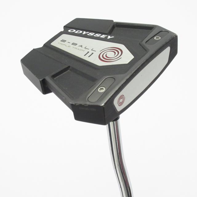 【中古ゴルフクラブ】オデッセイ　ODYSSEY　2-BALL ELEVEN トリプルトラック ダブルベントネック パター カーボンスチール複合シャフト…