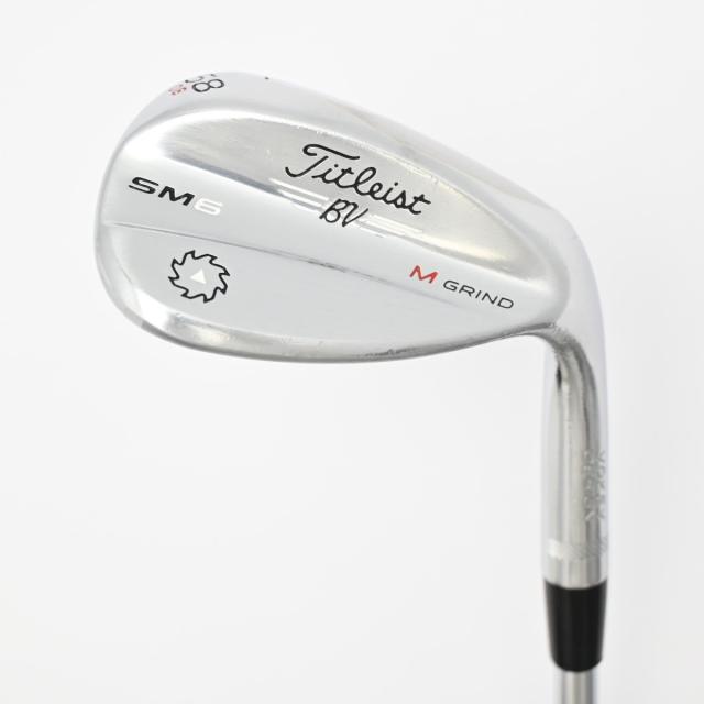 【中古ゴルフクラブ】タイトリスト　Vokey　Vokey SM6 ツアークローム M GRIND ウェッジ スチールシャフト　シャフト：スチールシャフト