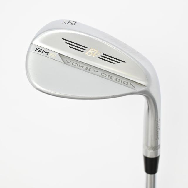 【中古ゴルフクラブ】タイトリスト　Vokey　ボーケイデザイン SM8 ツアークローム ウェッジ スチールシャフト　シャフト：スチールシャ…