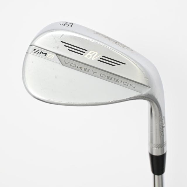 【中古ゴルフクラブ】タイトリスト　Vokey　ボーケイデザイン SM8 ツアークローム ウェッジ スチールシャフト　シャフト：スチールシャ…