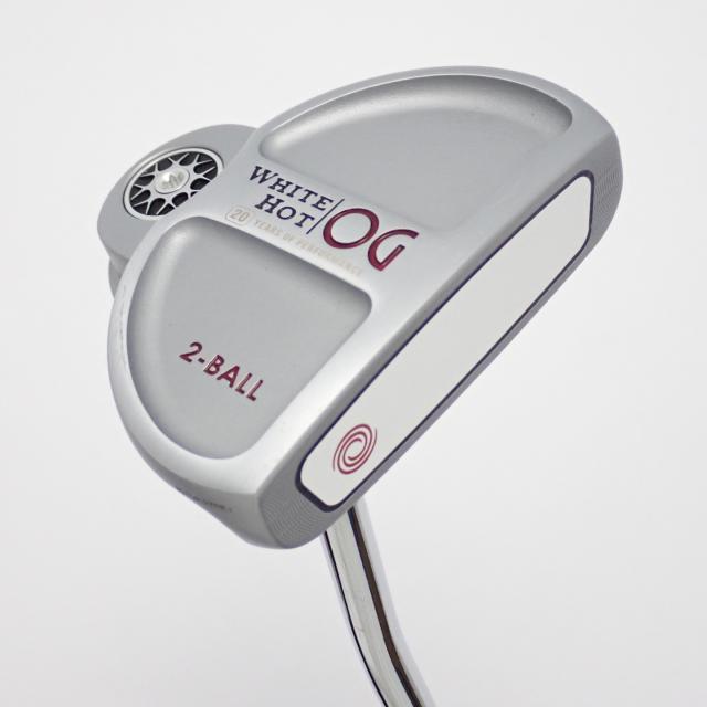 【中古ゴルフクラブ】オデッセイ　White Hot　ホワイトホット オージー 2BALL パター スチールシャフト　シャフト：スチールシャフト