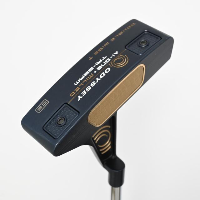 【中古ゴルフクラブ】オデッセイ　AI-ONE MILLED　Ai-ONE MILLED TRI-BEAM DOUBLE WIDE T CS パター スチールシャフト　シャフト：スチ…