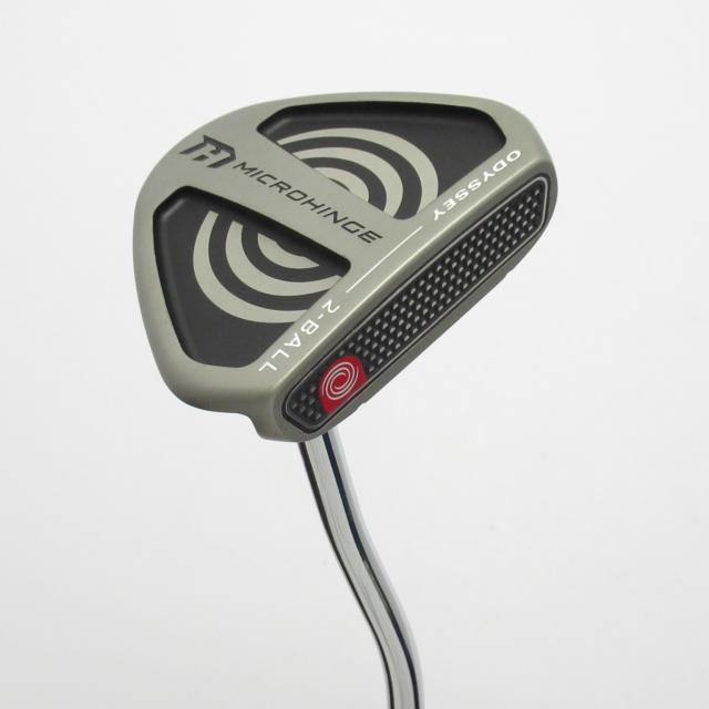 【中古ゴルフクラブ】オデッセイ　ODYSSEY　MICROHINGE 2-BALL V-LINE DB パター スチールシャフト　シャフト：スチールシャフト