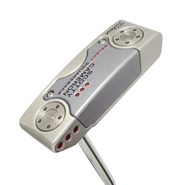 【中古ゴルフクラブ】スコッティキャメロン　SELECT　セレクト スクエアバック 2018 パター スチールシャフト　シャフト：スチールシャ…