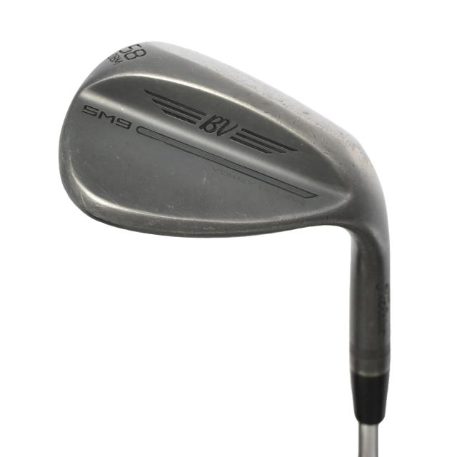 【中古ゴルフクラブ】タイトリスト　Vokey　ボーケイ SM9 JET BLACK ウェッジ スチールシャフト　シャフト：スチールシャフト