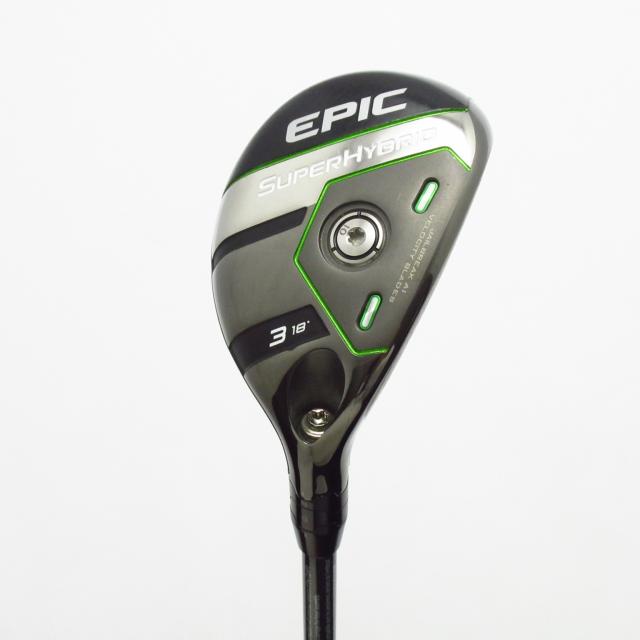 【中古ゴルフクラブ】キャロウェイゴルフ　EPIC　EPIC SUPER HYBRID US ユーティリティ Aerotech SteelFiber fc HYB　シャフト：Aerote…