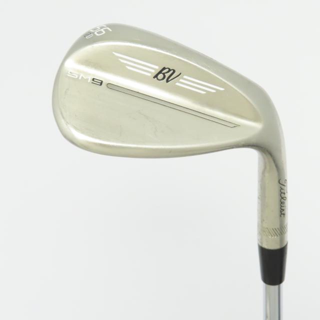 【中古ゴルフクラブ】タイトリスト　Vokey　ボーケイ SM9 BRASHED STEEL ウェッジ BV105　シャフト：BV105