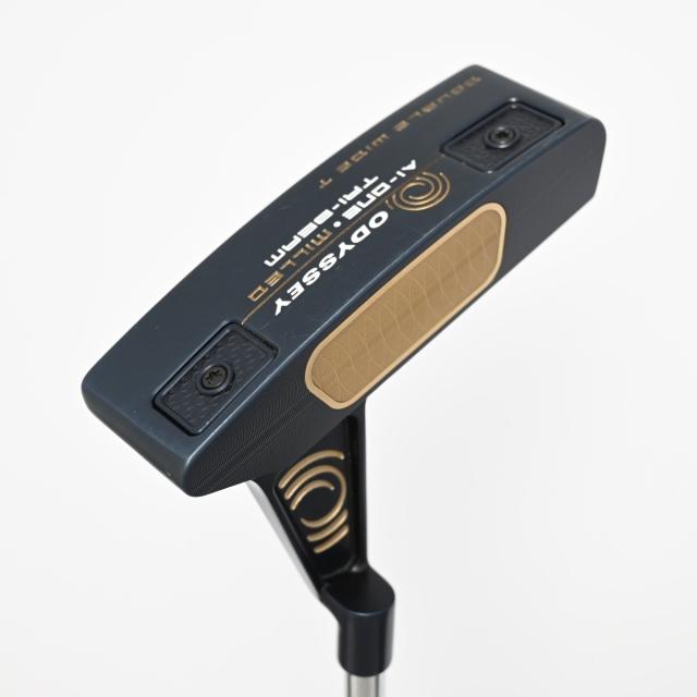 【中古ゴルフクラブ】オデッセイ　AI-ONE MILLED　Ai-ONE MILLED TRI-BEAM DOUBLE WIDE T CH パター スチールシャフト　シャフト：スチ…