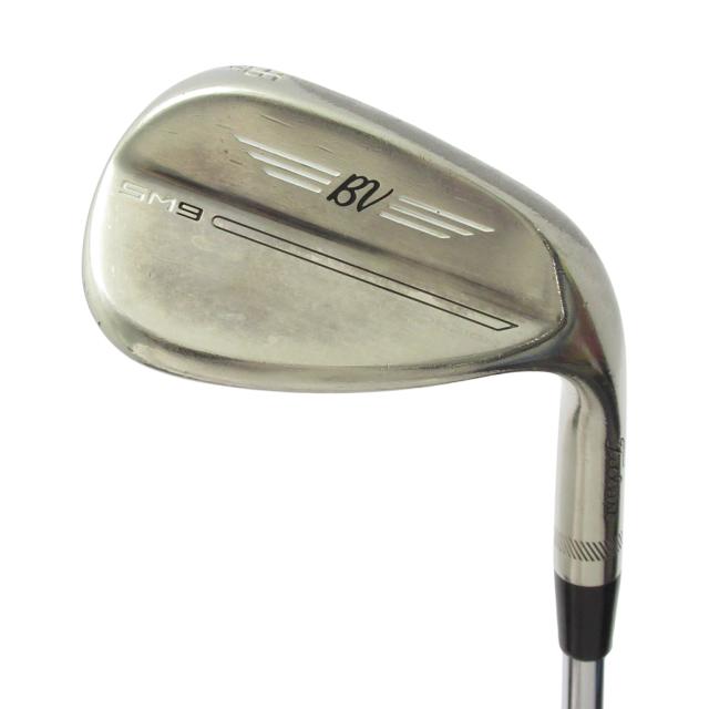 【中古ゴルフクラブ】タイトリスト　Vokey　ボーケイ SM9 BRASHED STEEL ウェッジ BV105　シャフト：BV105