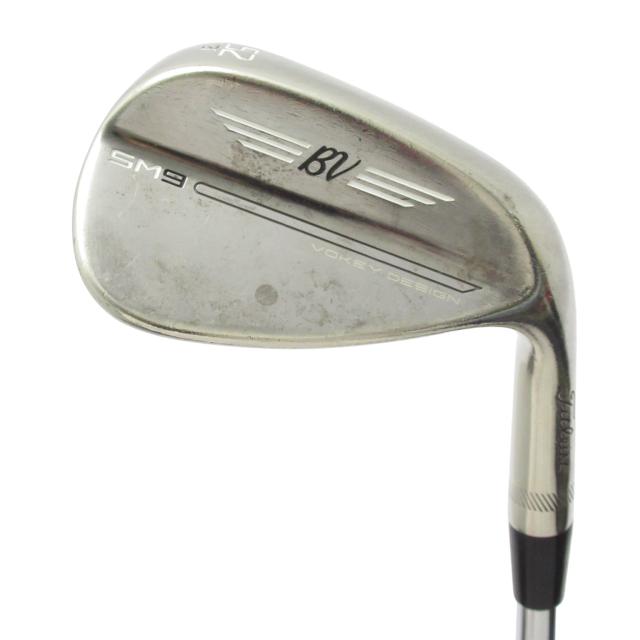 【中古ゴルフクラブ】タイトリスト　Vokey　ボーケイ SM9 BRASHED STEEL ウェッジ BV105　シャフト：BV105