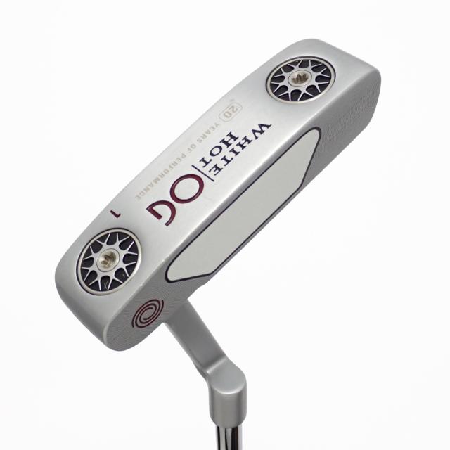 【中古ゴルフクラブ】オデッセイ　White Hot　ホワイトホット オージー #1 パター スチールシャフト　シャフト：スチールシャフト