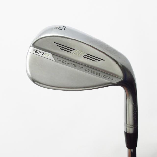 【中古ゴルフクラブ】タイトリスト　Vokey　ボーケイ SM8 ツアークローム ウェッジ スチールシャフト　シャフト：スチールシャフト