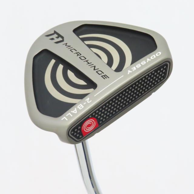 【中古ゴルフクラブ】オデッセイ　ODYSSEY　MICROHINGE 2-BALL V-LINE DB パター スチールシャフト　シャフト：スチールシャフト