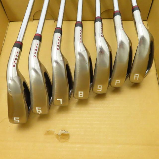 【中古ゴルフクラブ】オノフ　KURO　オノフ AKA(2018) アイアン N.S.PRO ZELOS 8　シャフト：N.S.PRO ZELOS 8