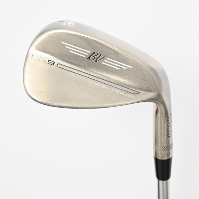 【中古ゴルフクラブ】タイトリスト　Vokey　ボーケイ SM9 BRASHED STEEL ウェッジ BV105　シャフト：BV105